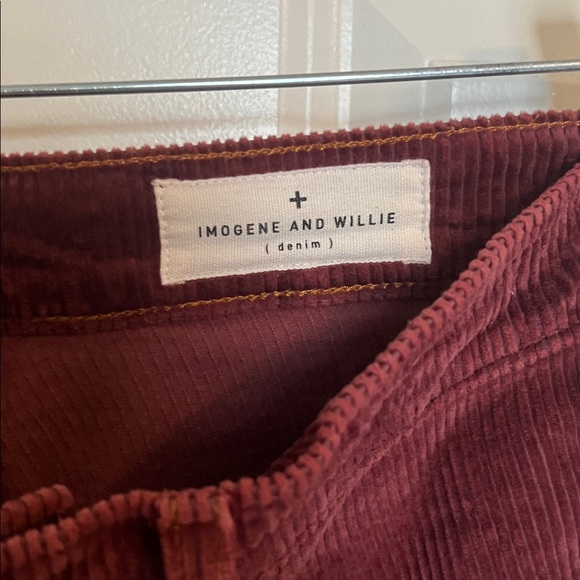 imogene + willie Deep Red Amelia Corduroy Pants - Picture 3 of 8